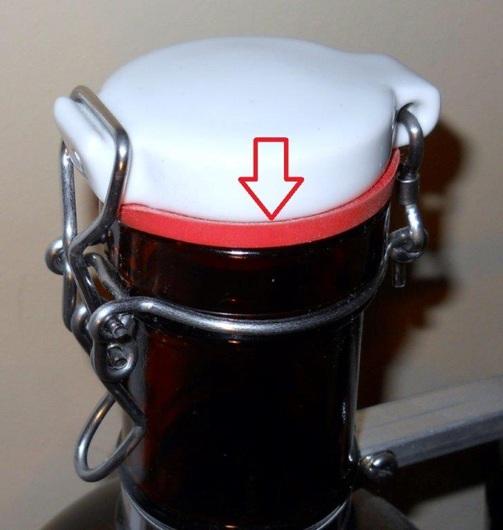 GROWLER GASKETS 2 GIANT 2" RED RUBBER FLIP TOP SEALS FITS 2 LITER BEER BOTTLES eBay